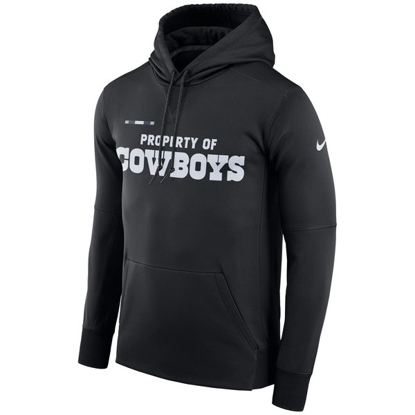 Men's Dallas Cowboys Nike Property Of Performance Pullover Hoodie Black,We sell and wholesale Men's Dallas Cowboys Nike Property Of Performance Pullover Hoodie Black on line form chian!